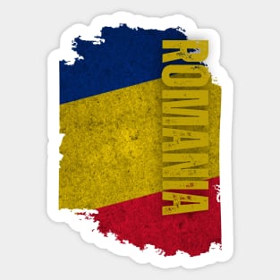 Romania flag, romanian flag Sticker
